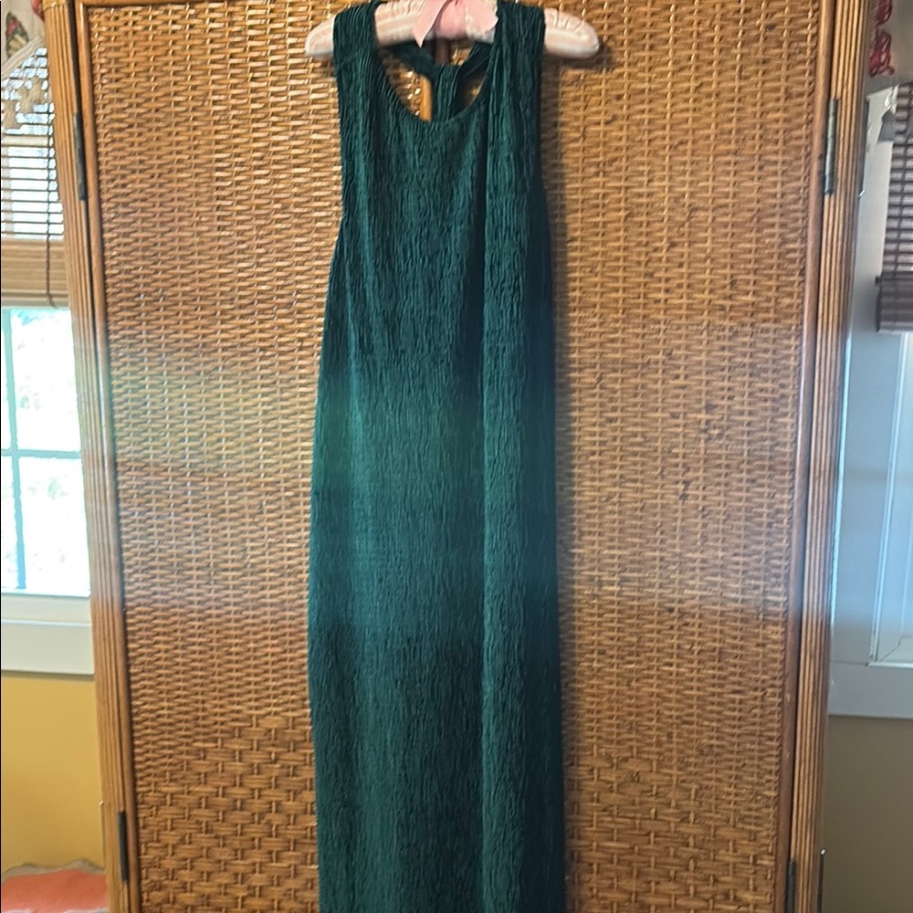 Maeve Forest Green Maxi Dress NWOT size Medium from Anthropologie